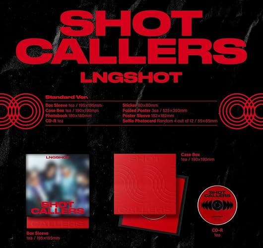 SHOT CALLERS LNGSHOT Album [Standard Ver.]+Pre Order Benefits+BolsVos Idol-Inspired Freebies (EP Album) thumbnail 3