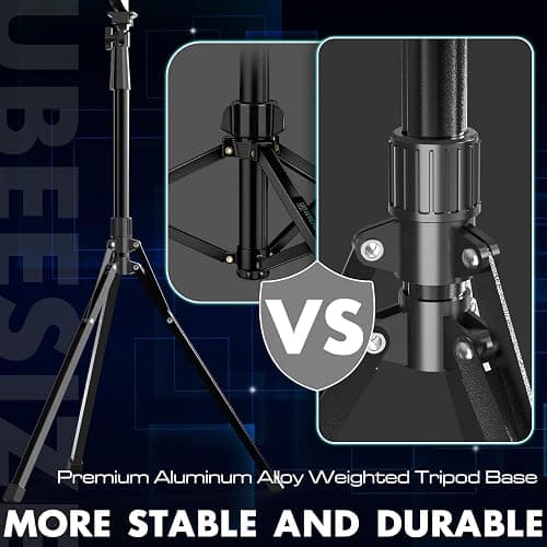 UBeesize Upgraded 12'' Ring Light with 62'' Tripod Stand and Magnetic Phone Holder,LED Selfie RingLight for iPhone with Wireless Remote,Circle Light for Tiktok/YouTube/Photography/Makeup/Live Stream thumbnail 5