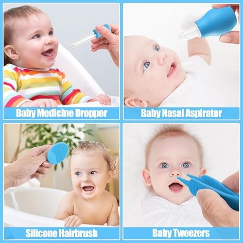 Baby Healthcare and Grooming Kit for Newborn Kids, 24PCS Upgraded Safety Baby Care Kit, Newborn Nursery Health Care Set, Baby Care Products thumbnail 5