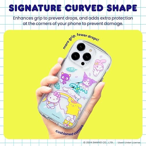 iFace Hello Kitty and Friends Clear Compatible with iPhone 15 Plus Case [Look in] Drop Tested Hybrid Cell Phone Grip Cover – Seize The Moment thumbnail 5