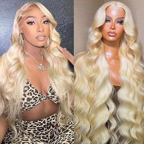 BABOSHOW Body Wave Lace Front Wigs Human Hair 250% Density Blonde Wig Human Hair 613 13x6 Lace Front Wig Human Hair 24 Inch HD Transparent Lace Wigs Human Hair Pre Plucked - Image 1