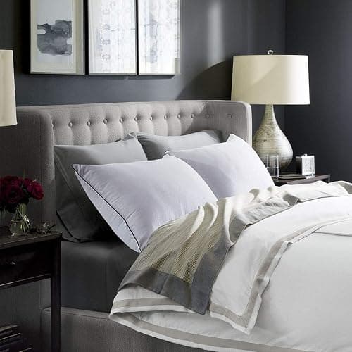 JOLLYVOGUE Bed Pillows Standard Size Set of 2, Cooling and Supportive Full Pillow 2 Pack for Side and Back Sleepers, Down Alternative Hotel Collection Sleeping Pillows, 26x20 Inches - 01 - Classic Design - Standard (Pack of 2) thumbnail 2