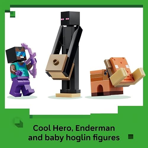 LEGO Minecraft Nether & End Portal Journey Building Toy for Boys & Girls - Video Game Playset & Toy Figures for Kids, Ages 7+ - W/Cool Hero Minifigure - Gift Idea for Birthdays - 21584 thumbnail 5