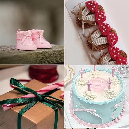 BVIEAKD Pink Satin Ribbon 1/8 inch x 50 Yards Double Faced Solid Color Ribbon for Crafts Weddings Bow Making & More thumbnail 4