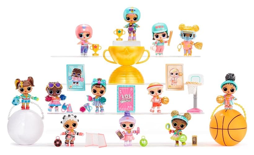 LOL Surprise All Star Sports Vault Collection Tots with Sports-Themed Collectible Doll and 8 Surprises to UNbox Including Matching Accessories – Great Gift for Kids Ages 4+ thumbnail 6