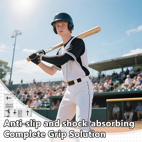 Eyourlife 2/4 Pack Baseball Bat Grip Bat Wraps for Baseball Lifestyle Softball Gifts Pro Feel Non-Slip Elite Batting Grip Tape for Bats Players thumbnail 6