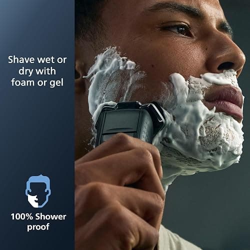 Philips Norelco Shaver 7800, Rechargeable Wet & Dry Electric Shaver with SenseIQ Technology, Quick Clean Pod, Charging Stand, Travel Case and Pop-up Trimmer, S7885/85 thumbnail 7