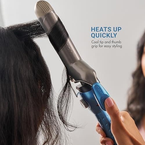 BaBylissPRO Nano Titanium Spring Curling Iron, Professional Hair Wand, Tool for Stylists, Nano Titanium Technology for Tight Curls or Loose Waves thumbnail 4