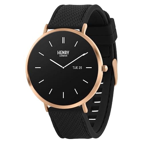 Henry London Montre Intelligente avec Bracelet en Silicone Noir - Image 1