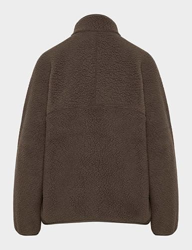 Aimiray Fleece Pullover Women Long Sleeve Half Zip Sherpa Jacket Warm Trendy Teddy Fall Sweatshirts with Side Pockets thumbnail 8