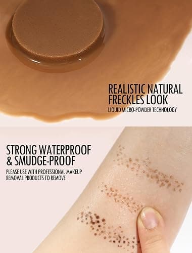 Anglicolor Freckle Pen,Freckle Stamp,Long Lasting,Waterproof,Smudge-proof,Transfer-proof,Easy to Remove,Easy Natural Sun-Kissed Makeup,Suitable for All Skin Types (01#Light) thumbnail 5