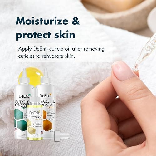 DeEnti Instant Cuticle Remover Gel, Nail Cuticle Softener, 8oz Eucalyptus | Softens and lifts cuticles in seconds for a fast, professional manicure, a gentle eucalyptus gel for salon-quality nail care thumbnail 5