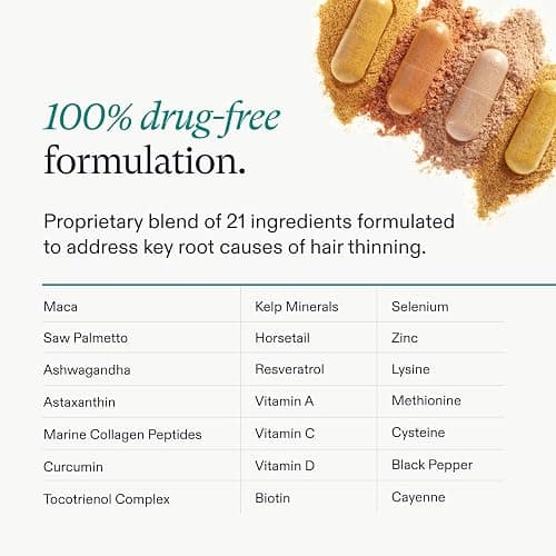 Nutrafol Women's Balance Hair Growth Supplements, Ages 45 and Up, Clinically Proven for Visibly Thicker Hair and Scalp Coverage, Dermatologist Recommended - 1 Month Supply thumbnail 5
