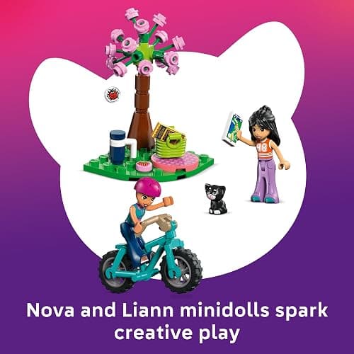 LEGO Friends Nature Glamping Cabin 42682 | Building Toys for Girls & Boys, Ages 6+, Dollhouse Cabin W/ 2 Minidolls for Pretend Play, 295 pieces, Gift For Birthdays thumbnail 5