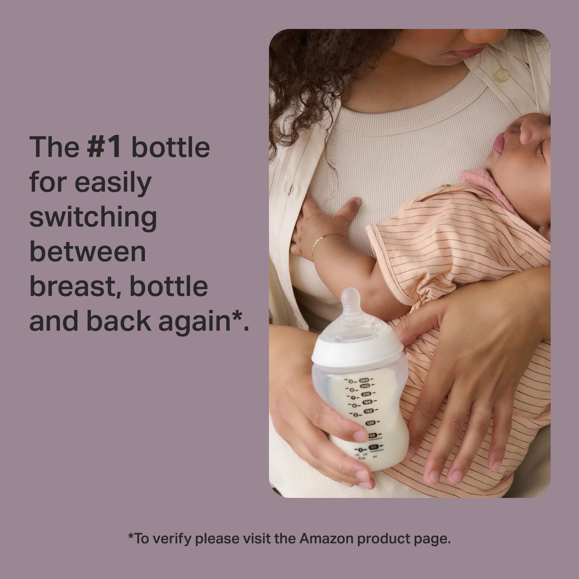 Tommee Tippee Baby Bottles, Natural Start Anti-Colic Baby Bottle with Slow Flow Breast-Like Teat, 260ml, 0m+, Self-Sterilising, Baby Feeding Essentials, Decorated, Pack of 3 - 3 Pack thumbnail 4