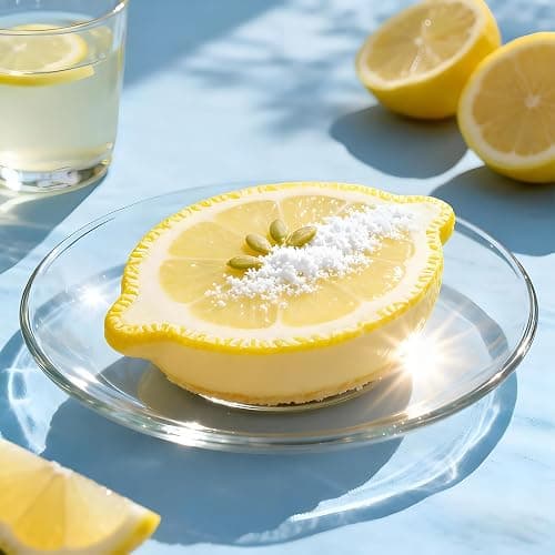 Silicone Lemon Mold, 15-Cavity Fruit Shape Baking Tray for Desserts, White thumbnail 2