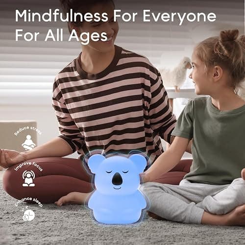 Breathing Pal 'Kyle'- Mindfulness Breathing Light, Guided Visual Meditation Breathing Light, Anxiety Relief Items for Calm Down Corner/Meditation/Sleep for Adult&Kid thumbnail 3