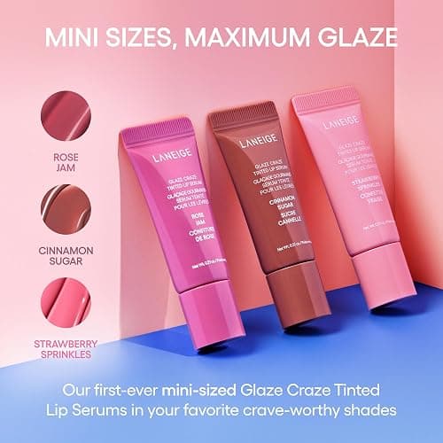 LANEIGE Glaze Craze Tinted Lip Serum: Hydrating Lip Serum for Glossy, Nourished Lips with Plumping Polypeptides thumbnail 2