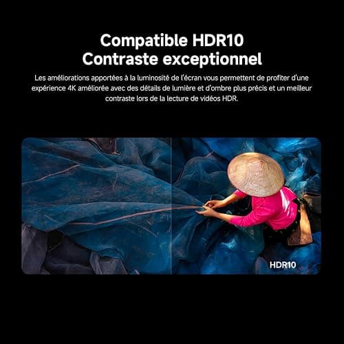XIAOMI TV F 65, 165 cm (65 Pouces), 4K UHD, Smart TV, Fire TV, Contrôle Vocal Alexa, HDR10, MEMC, Mode Game Boost 120Hz, 2Go+32Go, Compatible avec AirPlay thumbnail 4