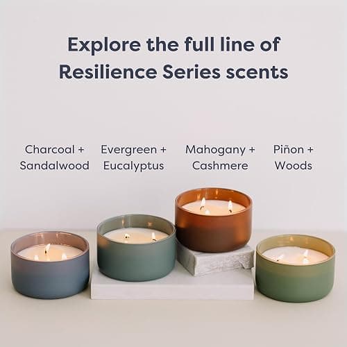 Calyan Wax Co. Mahogany & Cashmere 3 Wick Scented Candle - 30 Hour Burn | Made in the USA Luxury Clean Soy Wax Candles - Long Lasting Large Glass Jar Candle for Home - 3 Wicks - 8oz thumbnail 8