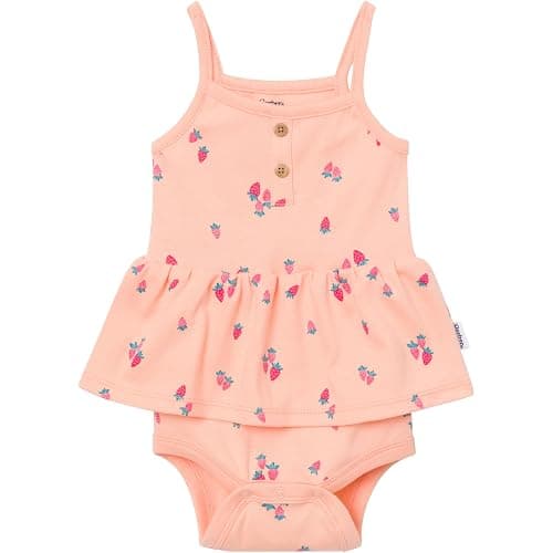 Gerber Baby Girls Multi-Pack Sleeveless Onesies Bodysuit thumbnail 6