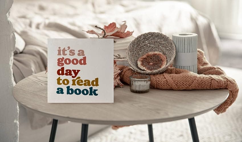 KEUSPI Library Wooden Sign,It's a Good Day to Read a Book,Home Library Signs,Reading Room Corner Decor for Classroom,Book Shelf Decorative,Bookish Decorative,Reading Sign 5x5 inch thumbnail 5