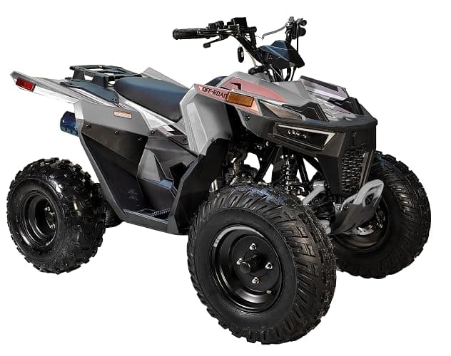 HHH Sporty 125E ATV 125cc ATV Quad for Youth Sports Utility Gas Power Sports ATV with Reverse Led Lights Big Tires 18/19 (Yellow) thumbnail 6