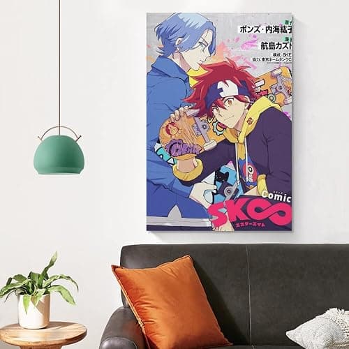 Anime Posters Sk8 The Infinity Official Art Wall Art Prints Wall Pictures for Bedroom Wall Art Paintings Canvas Wall Decor Home Decor Living Room Decor Aesthetic 08x12inch(20x30cm) Unframe thumbnail 5