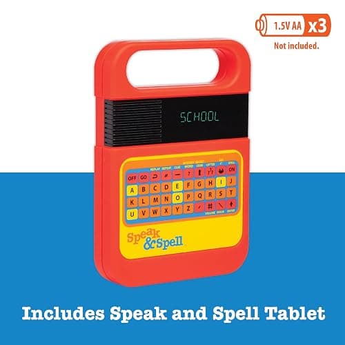 Speak & Spell Electronic Game - Educational Learning Toy, Spelling Games, 80s Retro Handheld Arcade, Autism Toys, Activity for Boys, Girls, Toddler, Ages 7+ thumbnail 4
