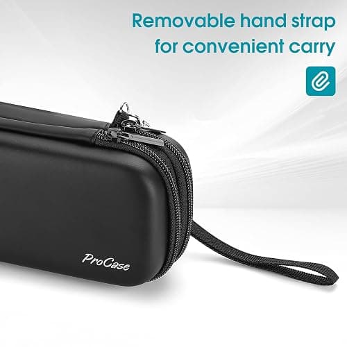 ProCase Pen Pencil Case, 2-Layer EVA Zipper Pencil Box Pouch Large Capacity Stationery Storage Organizer for School Office Supplies -Black thumbnail 6