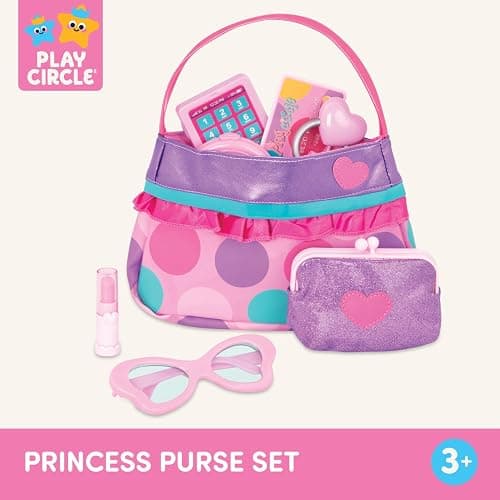 Battat – Play Circle – Makeup & Beauty Set – Dress Up Fashion Accessories – Pretend Play – Princess Purse Set – 3+ Years thumbnail 2