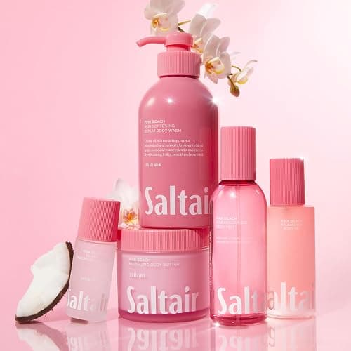 Saltair Body Wash 2-Pack – Moisturizing Body Wash with Hyaluronic Acid & Coconut Oil – Scented Shower Gel for Women and Men – Pink Beach Scent, 2x 17oz – Vegan, Cruelty-Free, Paraben-Free thumbnail 6