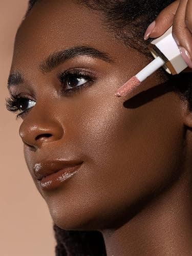 SHEGLAM Glow Bloom Liquid Waterproof Highlighter Long Lasting Cream Highlighter with Shimmer Dewy Finish - Bellini Brunch thumbnail 2
