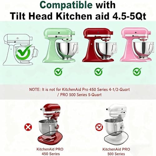 Bamboo Mixer Slider Compatible with KitchenAid 4.5-5 Qt Tilt-Head Stand Mixer, Appliance Sliding Mat Accessories for Kitchen Aid, Countertop Moving Tray Attachments Fits for KitchenAid Artisan thumbnail 5