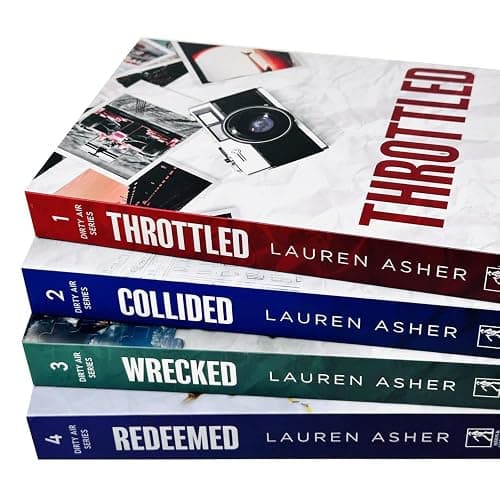 The Dirty Air Series 1-4 Books Collection Set By Lauren Asher (Throttled, Collided, Wrecked & Redeemed) thumbnail 3
