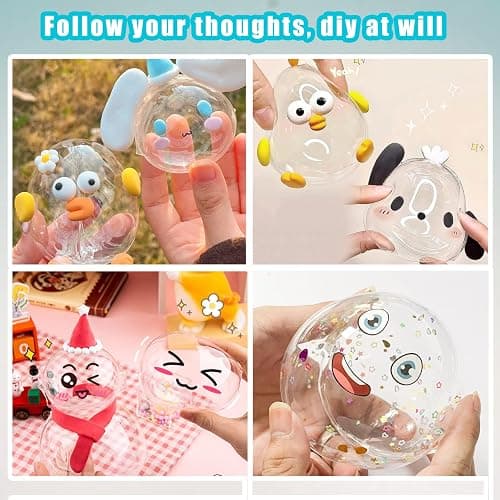 Nano Tape Bubble Kit, Toys for Girls, DIY Craft Kit, Cool Stuff for Girls, Cute Stuff, Cool Things for Kids, Boys,Gift for 4, 5, 6, 7, 8, 9, 10, 11, 12 Years Old Kids, 2PCS (2"&1.2") thumbnail 5