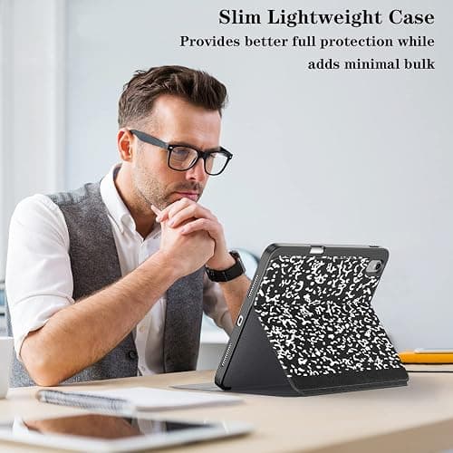 Supveco Case for iPad (A16) 11th Generation 11 inch (2025),iPad 10th Generation 10.9 inch (2022) with Pencil Holder-[Auto Wake/Sleep],Premium Folio Stand Case with Soft TPU Back Cover-Book thumbnail 7