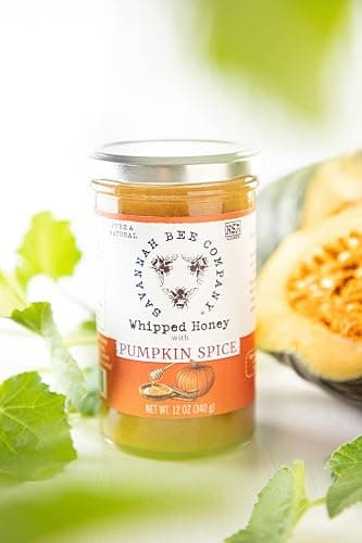 Whipped Honey with Pumpkin Spice - Savannah Bee Company 12 oz Whipped Honey (12 Oz) thumbnail 2