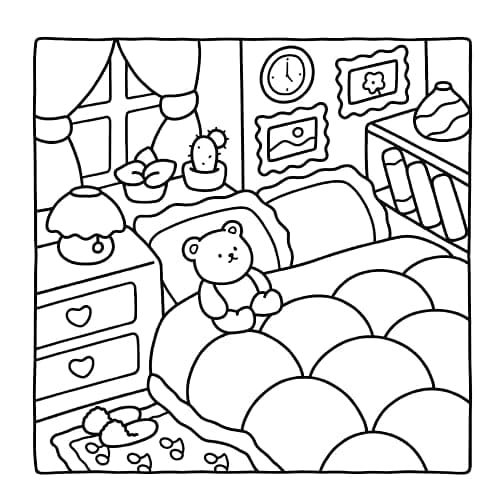 Self-Love: Girl Therapy Coloring Book: A Cozy Coloring Book full of Girl Power and Self-Care thumbnail 3