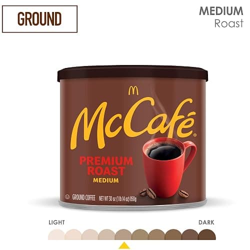 McCafe Premium Roast, Medium Roast Ground Coffee, 30 oz Canister thumbnail 5