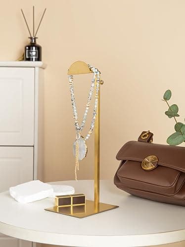 KDYZS+ Purse Display Stands, 3 Pack Gold Purse Display Rack Stainless Steel Handbag Display Stand Adjustable Height Bag Stand Holder Anti-fingerprint Hanger Rack for Retail Boutiques Commercial Store thumbnail 6