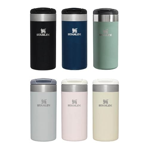 Stanley Aerolight Transit Thermobecher 0.35L - Hält 4 Stunden Heiß - Spülmaschinenfest - Kaffeebecher To Go Auslaufsicher - Kompatibel Mit Gängigen Pkw-Getränkehalterungen - Thermosflasche - Rose - 0.35L - Rose Quartz thumbnail 10