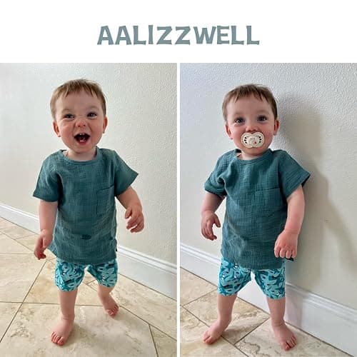 Aalizzwell Baby Swim Trunks, Toddler Infant Swimsuit Bathing Suit Beach Swimming Shorts thumbnail 3
