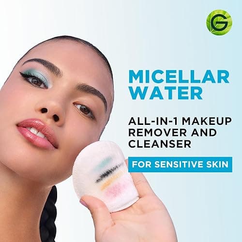Garnier Micellar Water For Waterproof Makeup, Hydrating Facial Cleanser & Makeup Remover, Suitable for Sensitive Skin, Vegan, Cruelty Free, 13.5 Fl Oz (400mL), 1 Count thumbnail 5