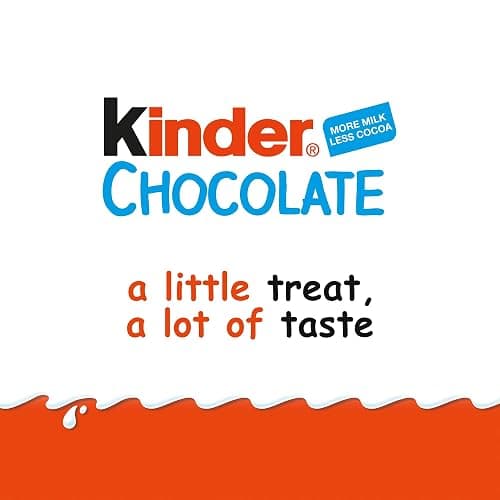 Kinder Chocolate Bulk Box - Fine Milk Chocolate Bars with Creamy Milky Filling - 20 Packs x 6 Bars (126g each) - Wholesale Case (120 Bars Total) thumbnail 8