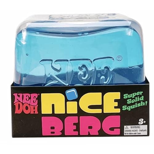 NeeDoh Thick Glue/Gel Stretch Ball - Jumbo Nice Cube Berg Ice Sugar Ball - Image 1