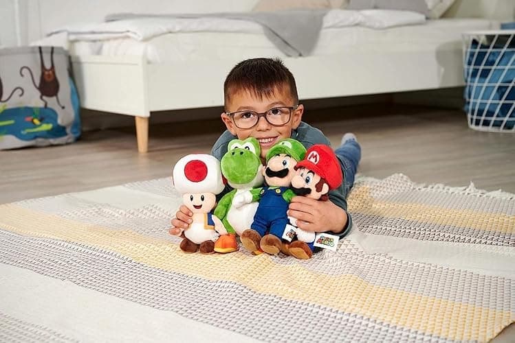 Simba Official Luigi Plush Toy 8" thumbnail 3