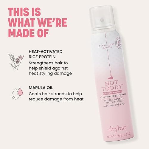Drybar Hot Toddy Heat Protection Spray for Hair, Lightweight Formula, Protects from Heated Styling, Straightening and Curling Irons thumbnail 3