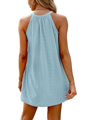 WIHOLL Swimsuit Cover Up for Women Crochet Hollow Out Summer Dresses for Women 2026 thumbnail 6