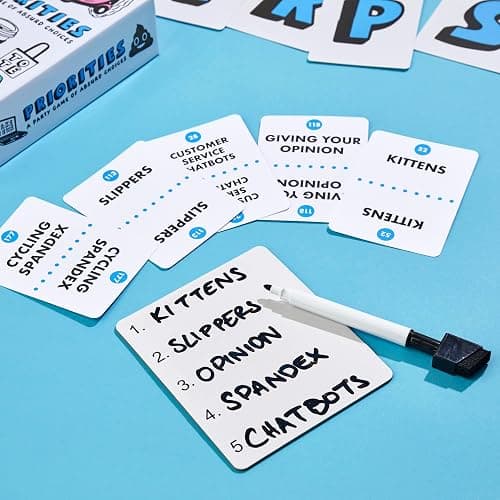 Hasbro Games Priorities Game | A Party Game of Absurd Choices | Hilarious Card Games for Adults and Teens | Ages 14+ | 2+ Players | 30 Mins. thumbnail 2
